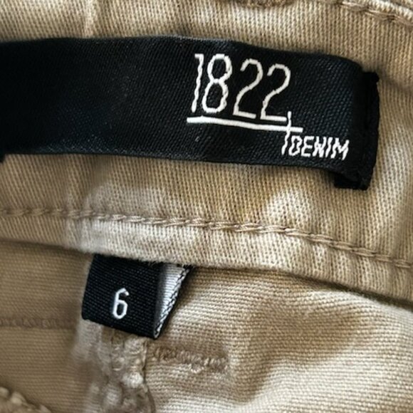 NWOT 1822 Very Soft Olive Green Khaki Denim Stretchy Mid Rise Jeans Pants - Picture 6 of 8